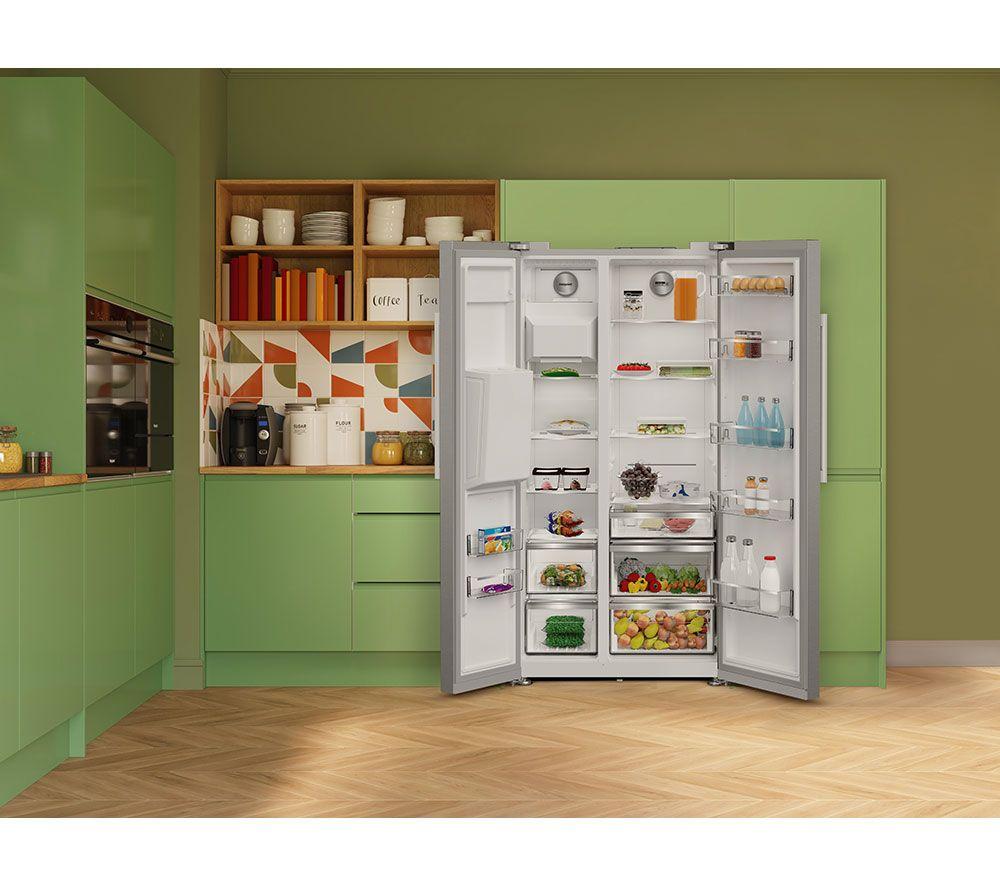 HOTPOINT HPG2 6573W XP4UK Dual No Frost American-Style Fridge Freezer - Silver image number 11 of 12