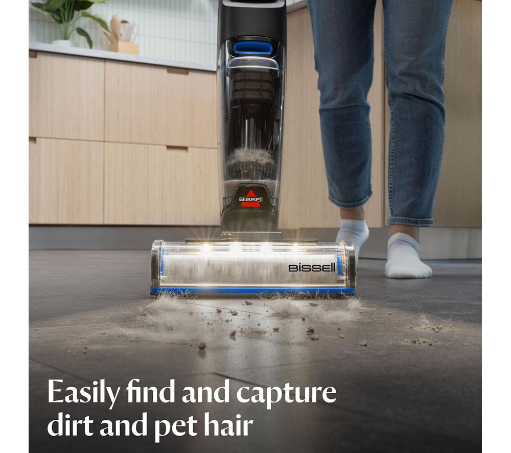 BISSELL CrossWave OmniFind 4007E Upright Cordless Wet & Dry Vacuum Cleaner - Titanium image number 2 of 9