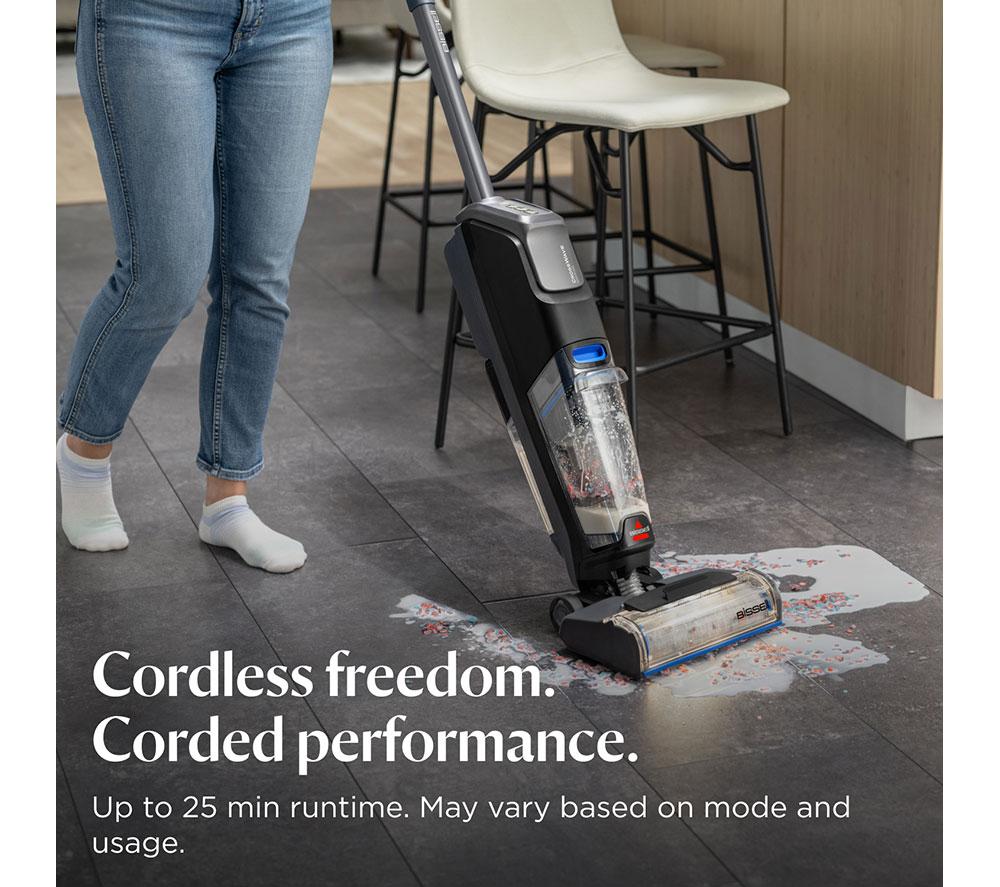 BISSELL CrossWave OmniFind 4007E Upright Cordless Wet & Dry Vacuum Cleaner - Titanium image number 7 of 9