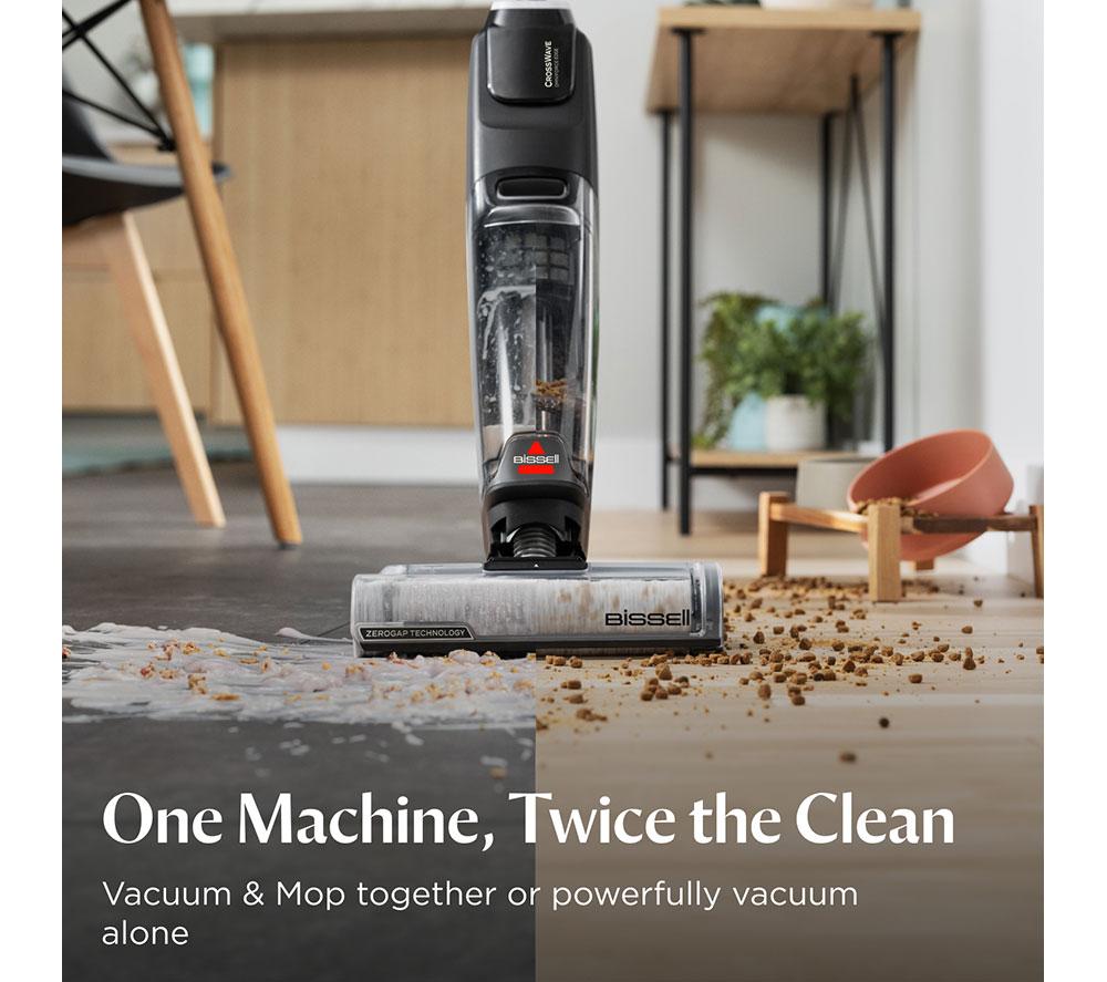 BISSELL CrossWave OmniForce Edge 4017E Upright Cordless Wet & Dry Vacuum Cleaner - Titanium image number 2 of 9