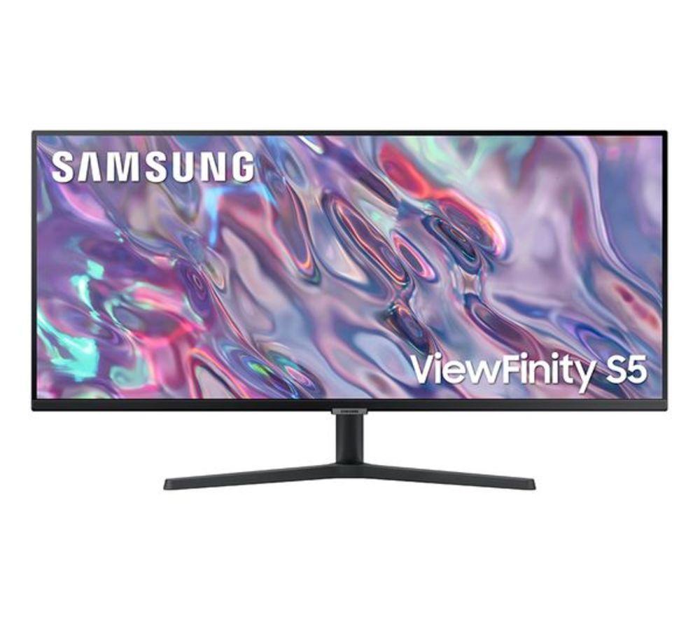 SAMSUNG LS34C500GAUXXU Wide Quad HD 34" VA LED Refurbished Monitor - Black (Excellent Condition) image number 8 of 8