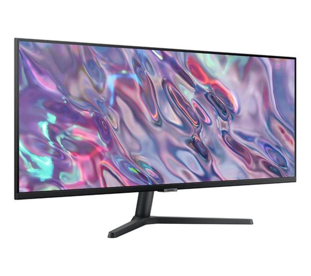 SAMSUNG LS34C500GAUXXU Wide Quad HD 34" VA LED Refurbished Monitor - Black (Very Good Condition) image number 6 of 10