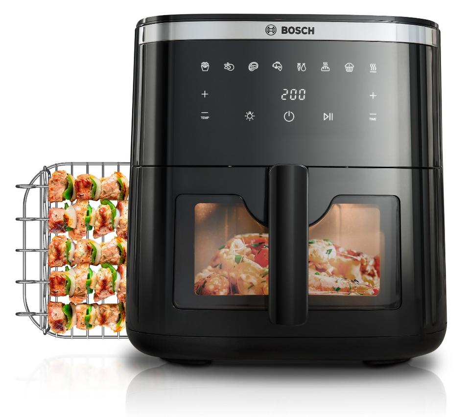 BOSCH Series 6 MAF671B1GB 9-in-1 Air Fryer & Grill - Black