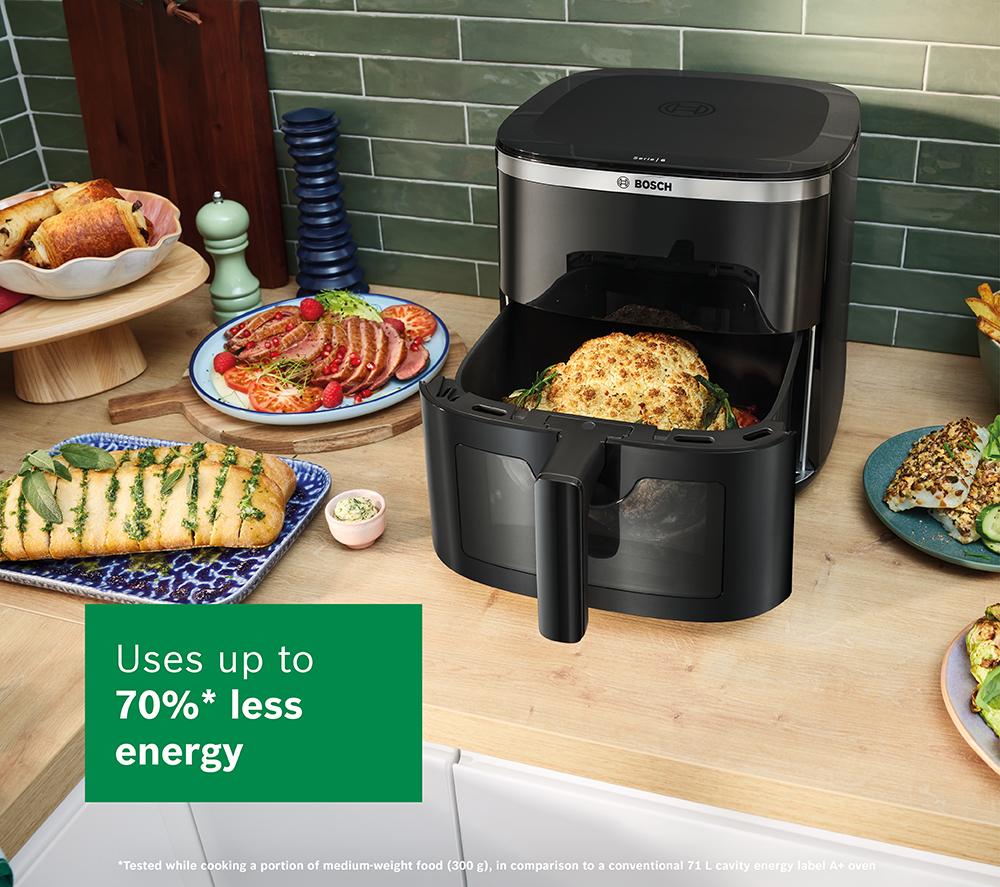 BOSCH Series 6 MAF671B1GB 9-in-1 Air Fryer & Grill - Black image number 7 of 12