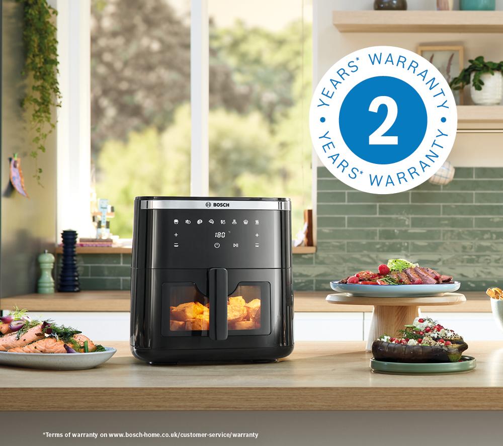 BOSCH Series 6 MAF671B1GB 9-in-1 Air Fryer & Grill - Black image number 8 of 12