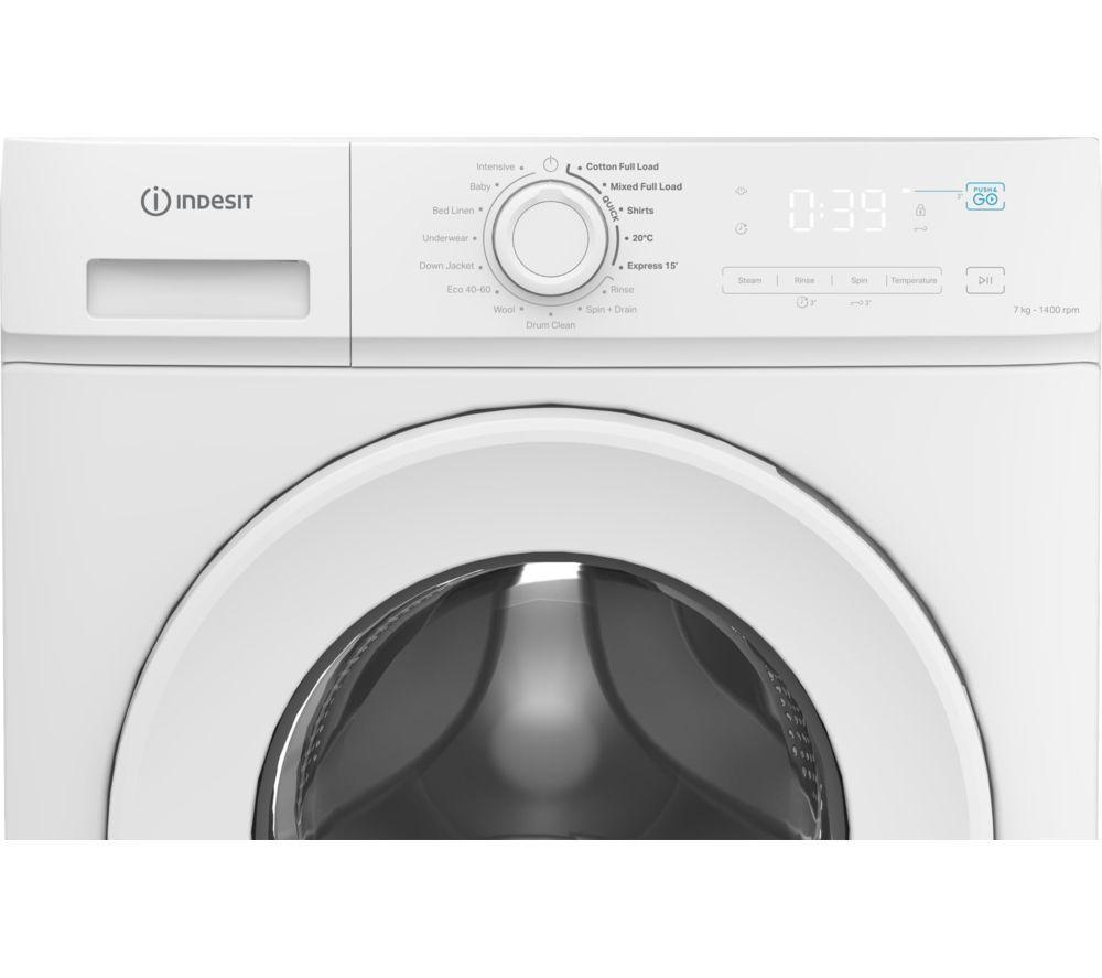 INDESIT My Time IMA 764 UK 7 kg 1400 Spin Washing Machine - White image number 5 of 8