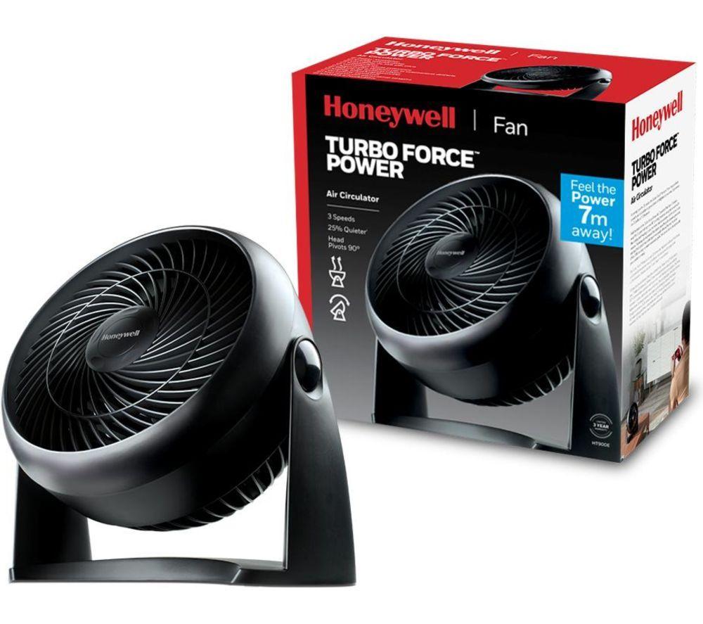 HONEYWELL HT900 Turbo Desk Fan - Black image number 2 of 4
