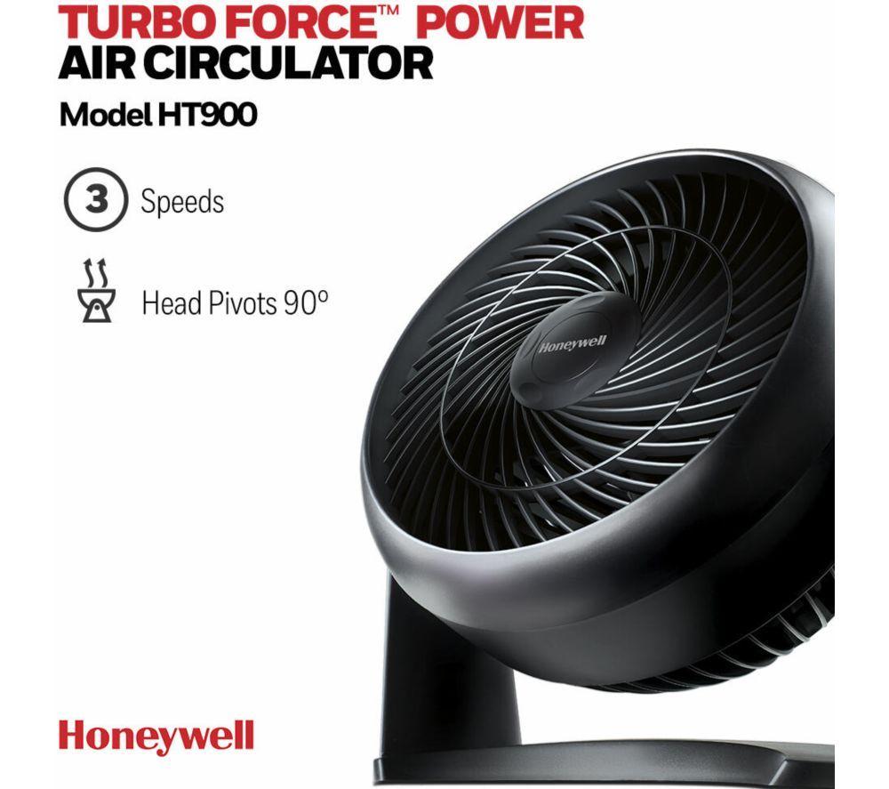 HONEYWELL HT900 Turbo Desk Fan - Black image number 3 of 4