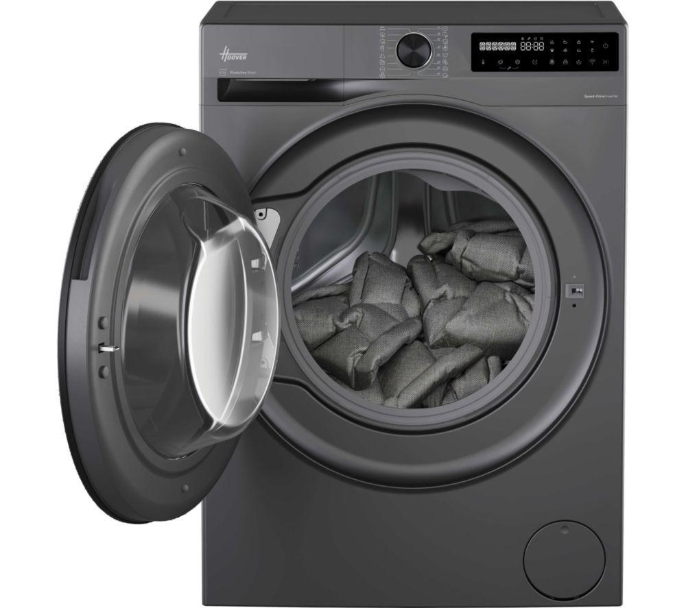 HOOVER Pro Wash Series 5 HBP 49SBL8G-80 WiFi-enabled 9 kg 1330 Spin Washing Machine - Graphite image number 2 of 13