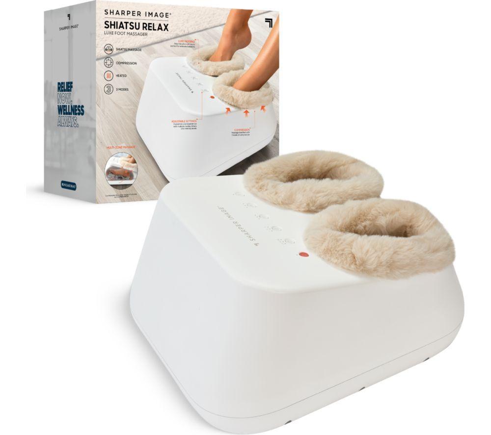 Sharper Image Shiatsu Foot Massager - White
