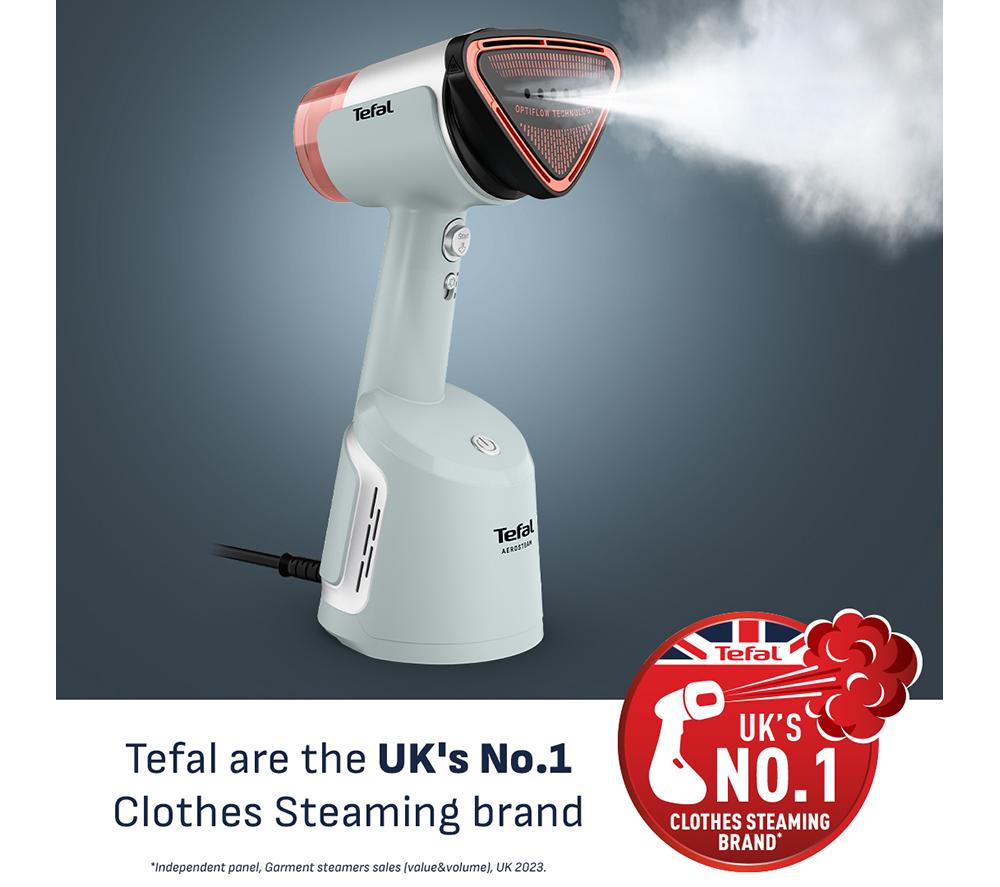 TEFAL AeroSteam DT9814 Clothes Steamer - Sage Green image number 2 of 12