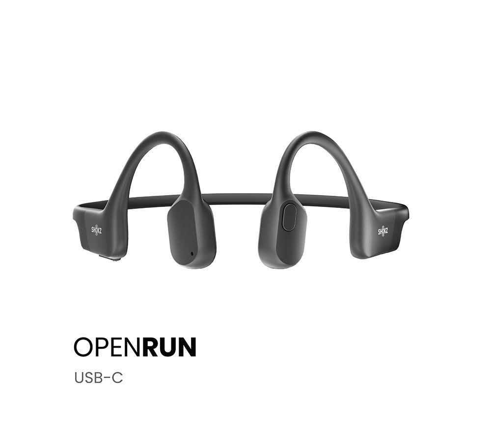 SHOKZ OpenRun USB-C Wireless Bluetooth Sports Headphones - Black image number 4 of 13