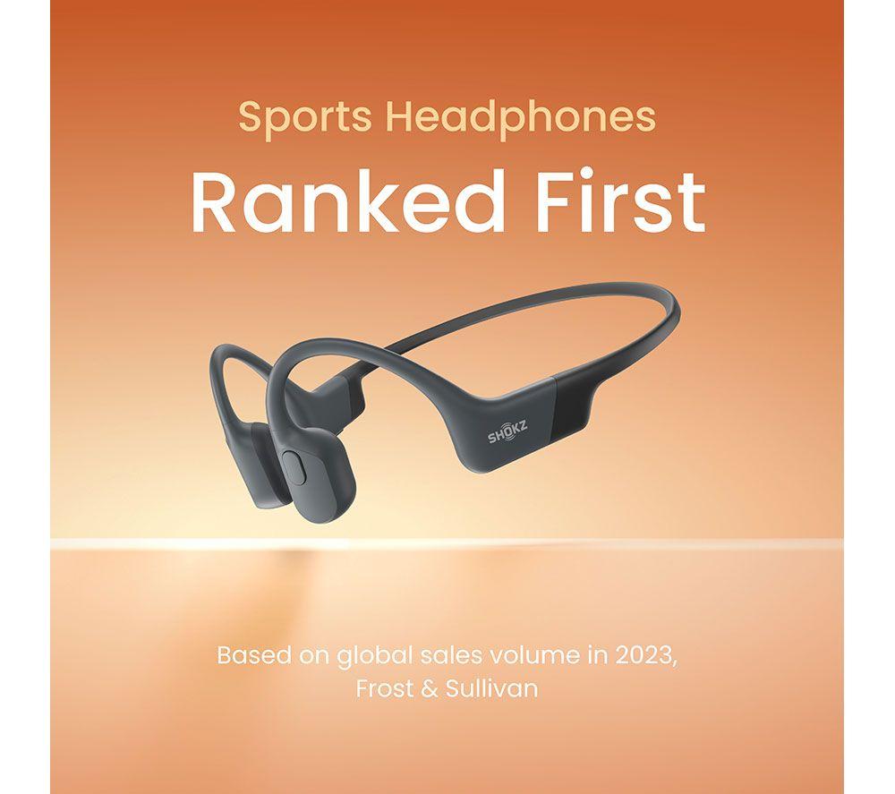 SHOKZ OpenRun USB-C Wireless Bluetooth Sports Headphones - Black image number 8 of 13