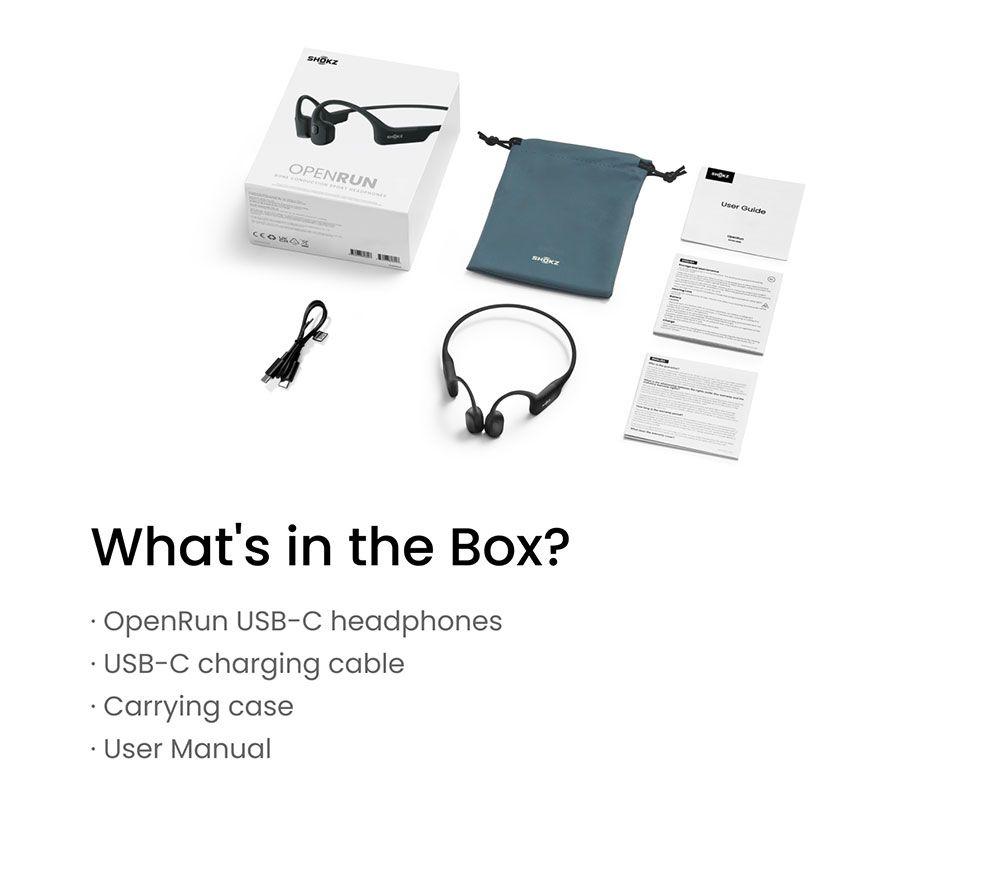 Buy SHOKZ OpenRun USB-C Wireless Bluetooth Sports Headphones