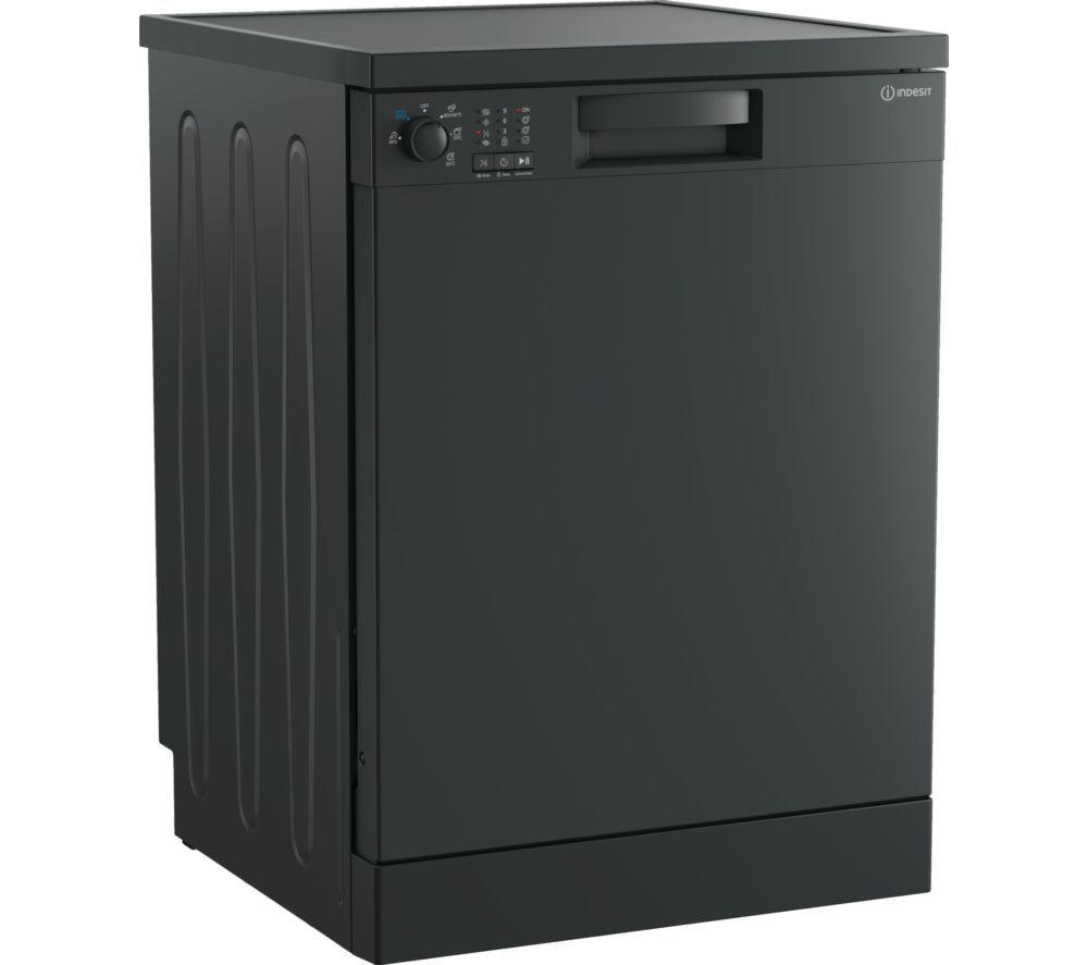 INDESIT Push&Go IN2FE13DT9AUK Full-size Dishwasher - Black image number 2 of 4
