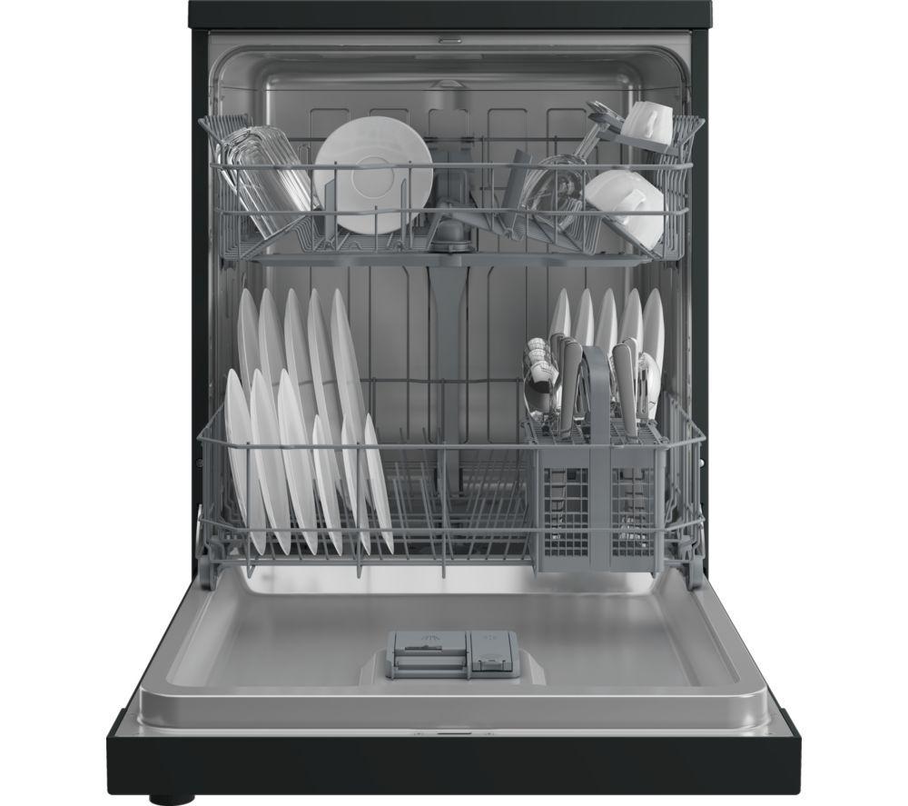 INDESIT Push&Go IN2FE13DT9AUK Full-size Dishwasher - Black image number 3 of 4