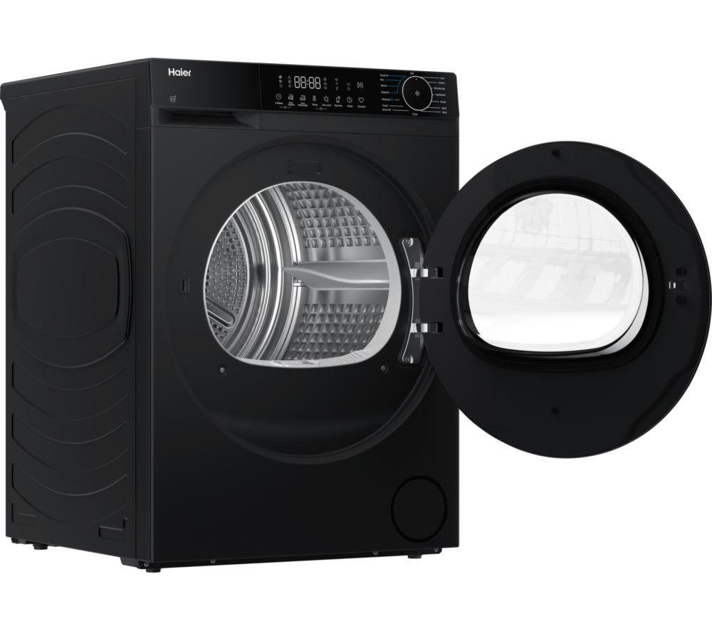 HAIER X Series 5 HD90-D357BU1-UK WiFi-enabled 9 kg Heat Pump Tumble Dryer - Black image number 3 of 21
