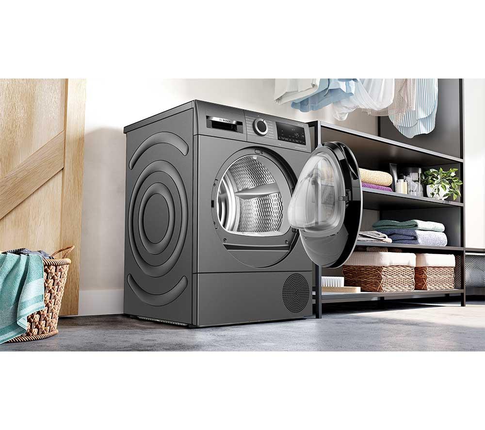BOSCH Series 6 WQG245R2GB 9 kg Heat Pump Tumble Dryer - Graphite image number 16 of 19
