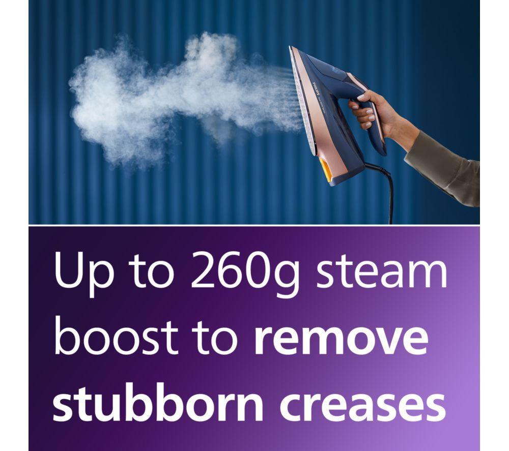 PHILIPS Azur 8000 Series DST8050/26 Steam Iron - Dark Blue image number 3 of 4