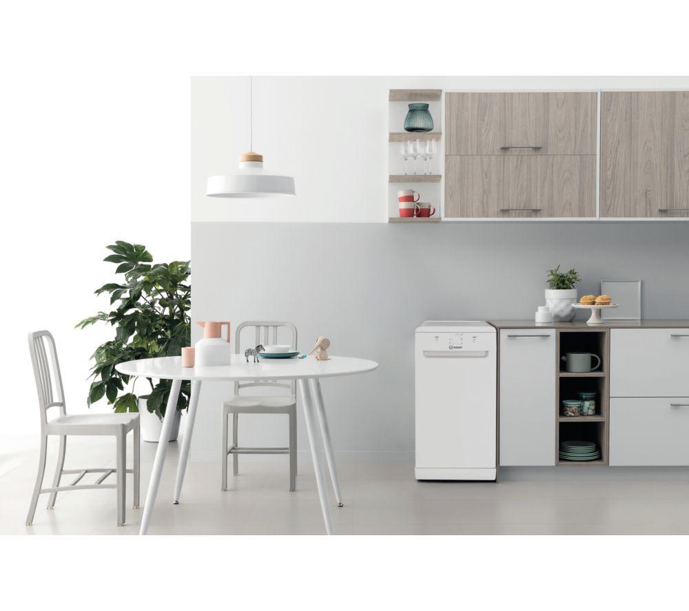 INDESIT IN2FE10CS90WUK Slimline Dishwasher - White image number 5 of 5