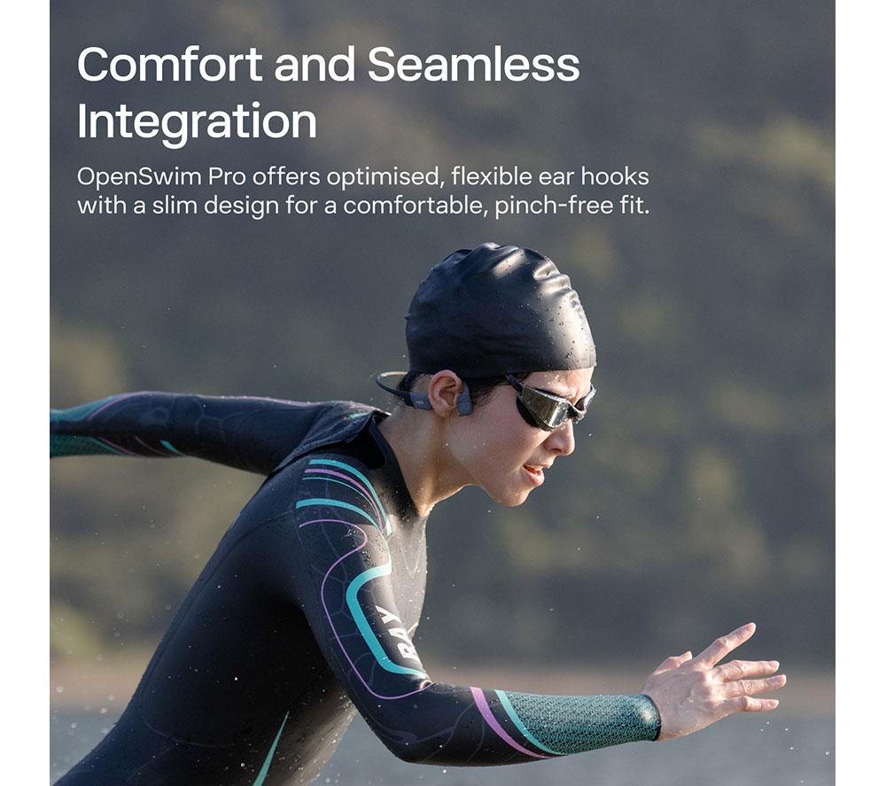 Buy SHOKZ OpenSwim Pro Wireless Bluetooth Headphones - Grey | Currys