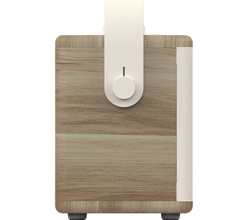PURE Classic Aura Portable Bluetooth Speaker - Cotton White & Oak image number 3 of 10