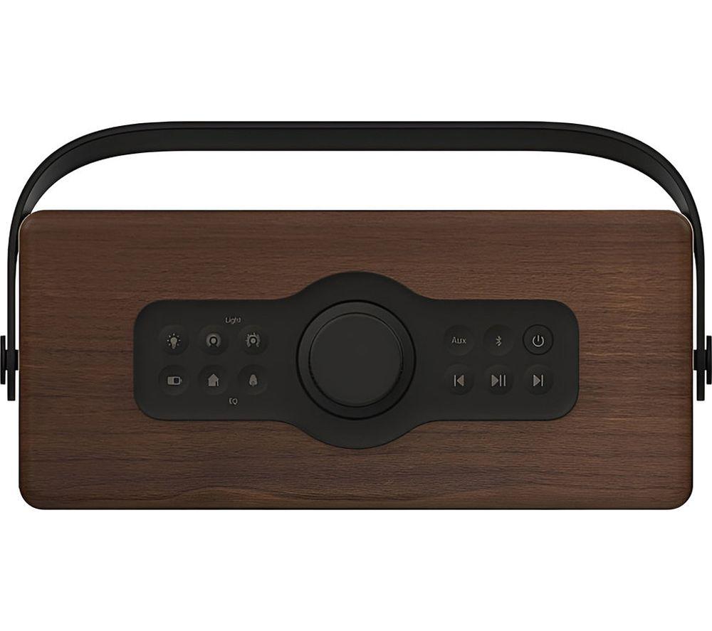 Pure Classic H4 Radio da Cucina Digitale (DAB+/FM, Bluetooth, USB, AUX, Timer da Cucina, Sveglia), Caffè Nero/Noce