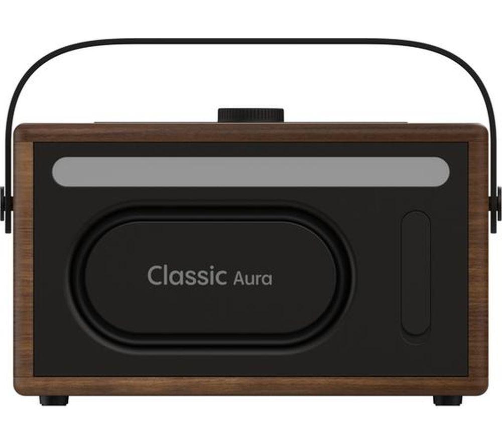 PURE Classic Aura Portable Bluetooth Speaker - Coffee Brown & Walnut image number 10 of 12
