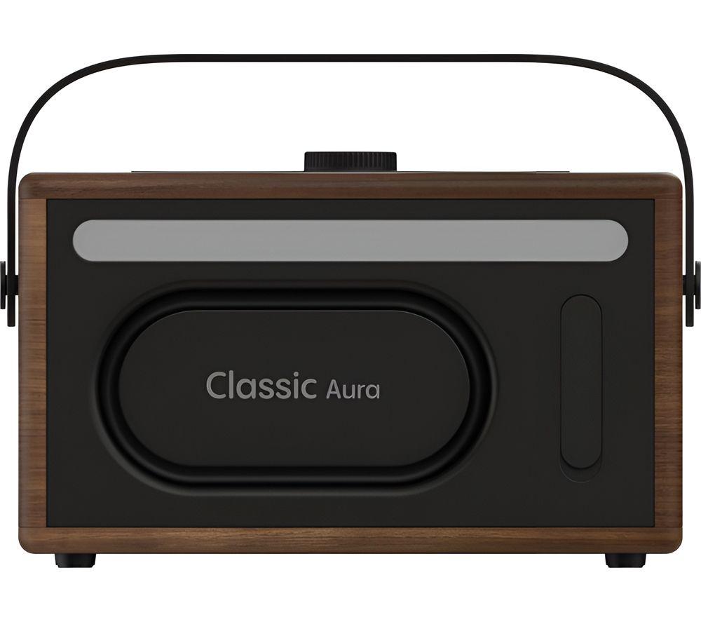 PURE Classic Aura Portable Bluetooth Speaker - Coffee Brown & Walnut image number 11 of 12