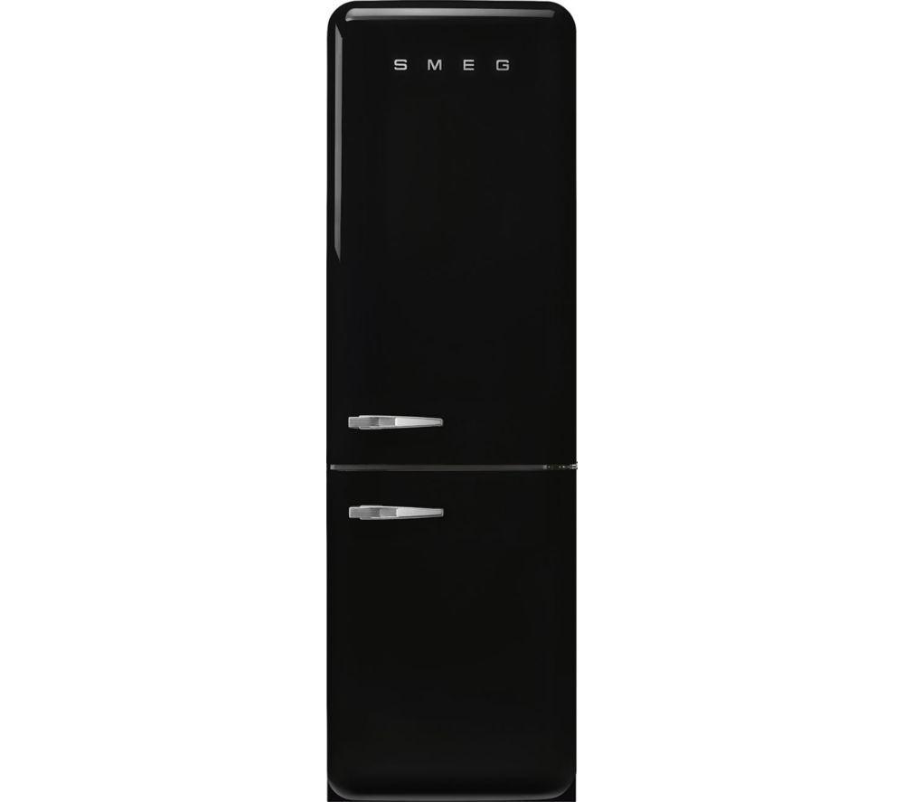 SMEG FAB32RBL6UK 70/30 Fridge Freezer – Black, Black