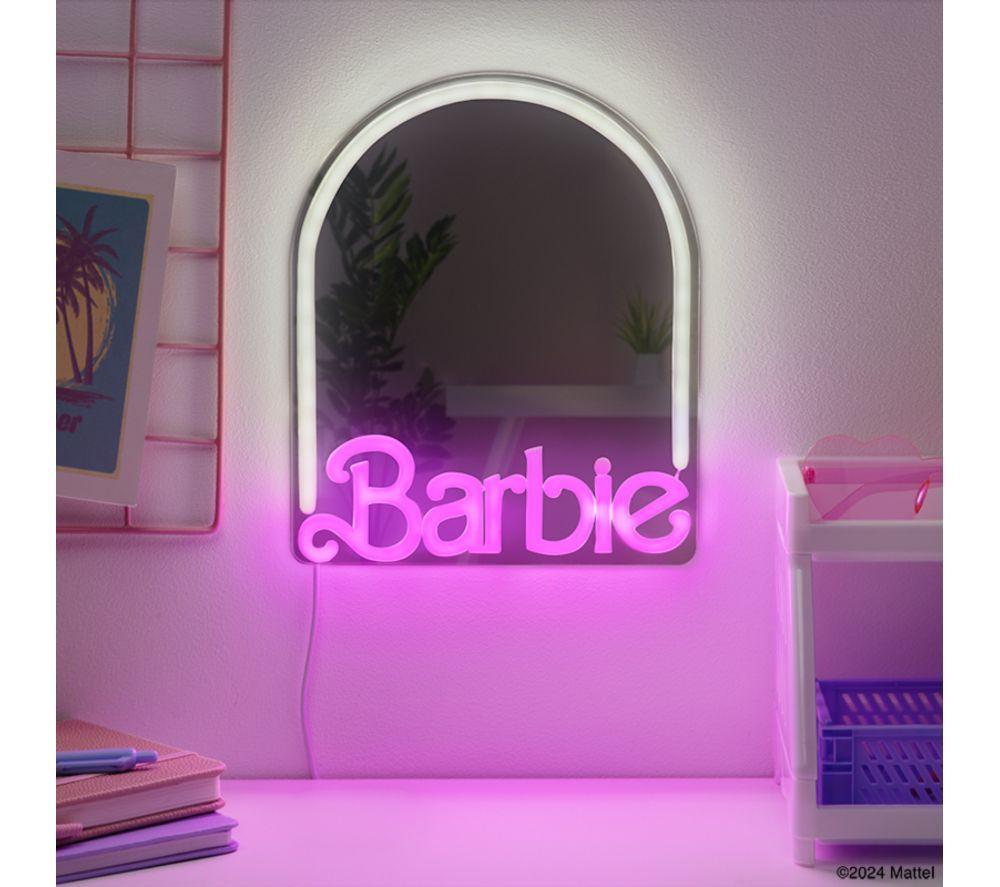 PALADONE Barbie Wall Mountable LED Neon Mirror image number 2 of 5