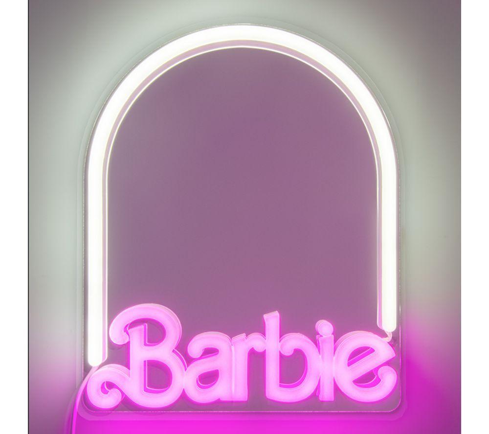 PALADONE Barbie Wall Mountable LED Neon Mirror image number 5 of 5