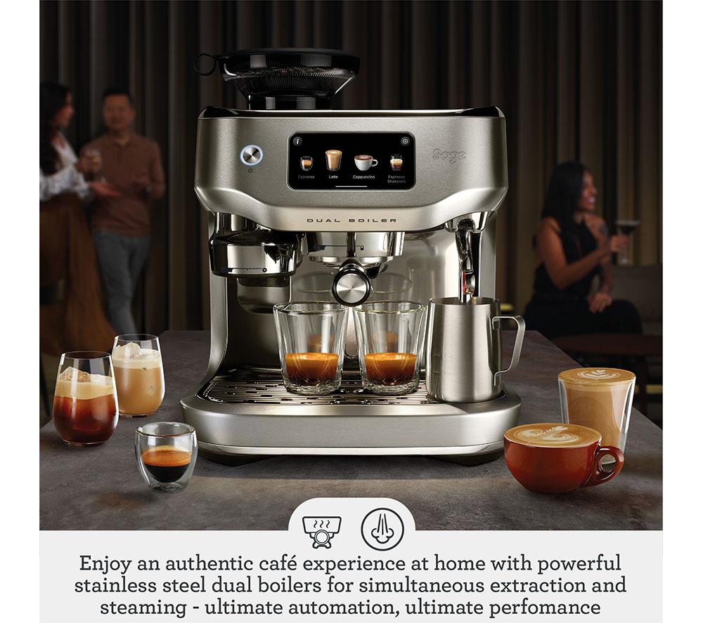 SAGE SES995 Oracle Dual Boiler Smart Bean to Cup Coffee Machine - Stainless Steel image number 2 of 12