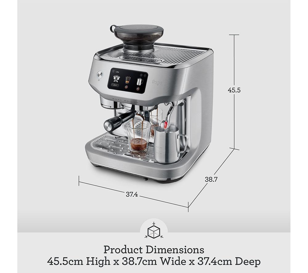 SAGE SES995 Oracle Dual Boiler Smart Bean to Cup Coffee Machine - Stainless Steel image number 6 of 12