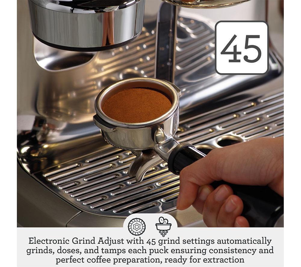 SAGE SES995 Oracle Dual Boiler Smart Bean to Cup Coffee Machine - Stainless Steel image number 7 of 12