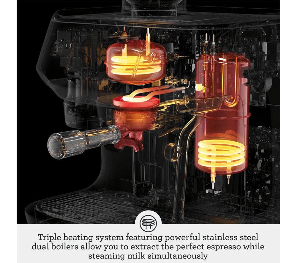 SAGE SES995 Oracle Dual Boiler Smart Bean to Cup Coffee Machine - Stainless Steel image number 9 of 12