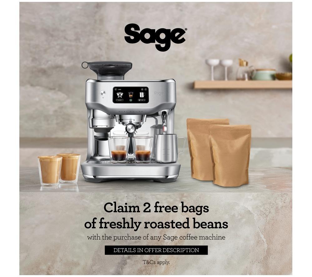 SAGE SES995 Oracle Dual Boiler Smart Bean to Cup Coffee Machine - Stainless Steel image number 11 of 12