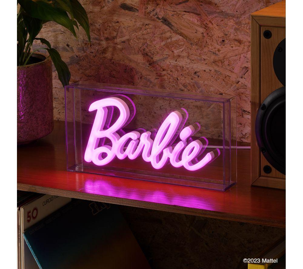 PALADONE Barbie LED Neon Light - Pink image number 2 of 5