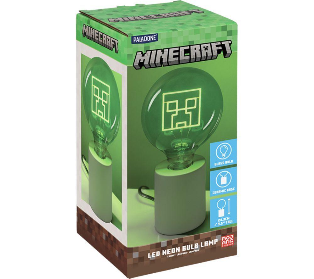 PALADONE Minecraft Creeper LED Neon Bulb Lamp image number 2 of 5