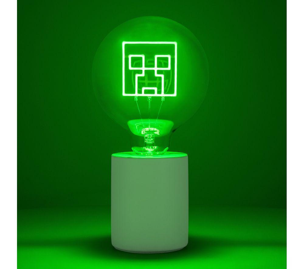 PALADONE Minecraft Creeper LED Neon Bulb Lamp image number 3 of 5