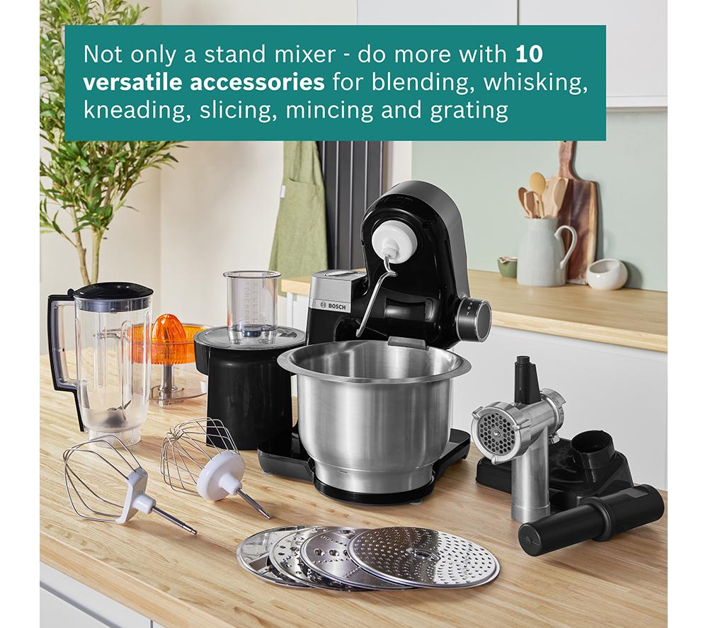 BOSCH 7-in-1 MUMS2VM40 Kitchen Machine Stand Mixer - Black image number 3 of 10