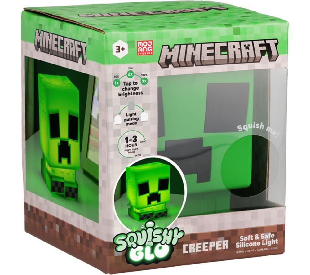 PALADONE Minecraft Creeper SquishyGlo Rechargable Silicone Light image number 2 of 5
