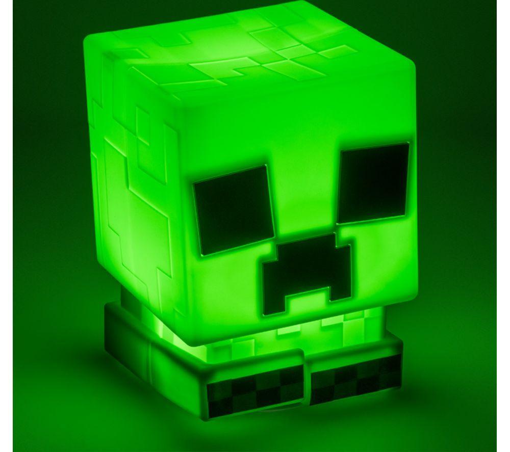 PALADONE Minecraft Creeper SquishyGlo Rechargable Silicone Light image number 3 of 5