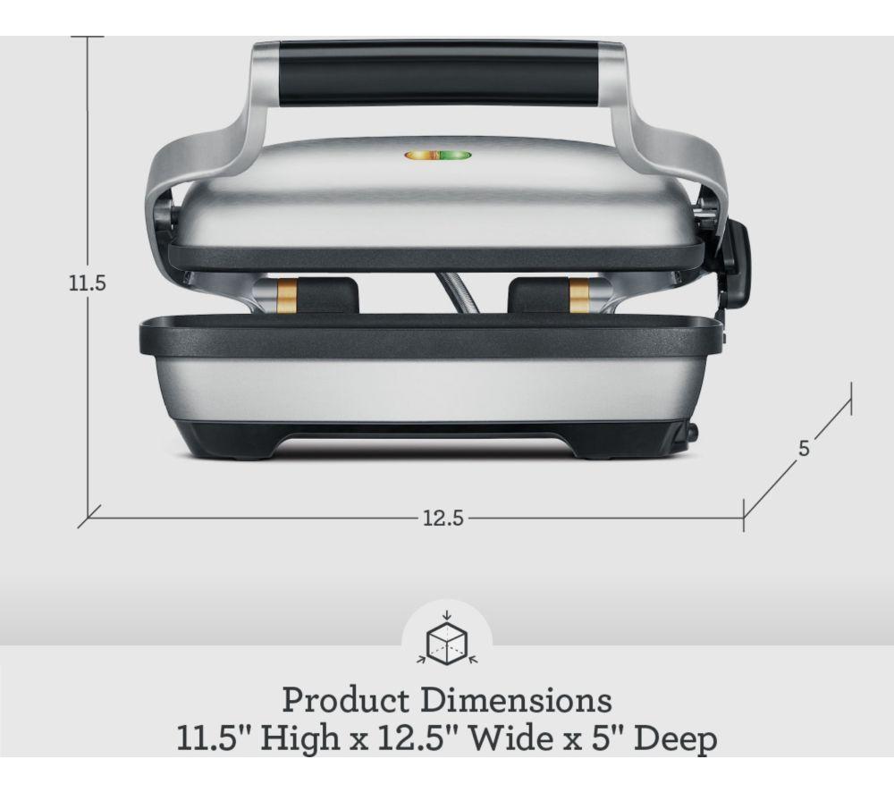 SAGE The Perfect Press SSG600 Waffle Maker - Stainless Steel image number 4 of 4