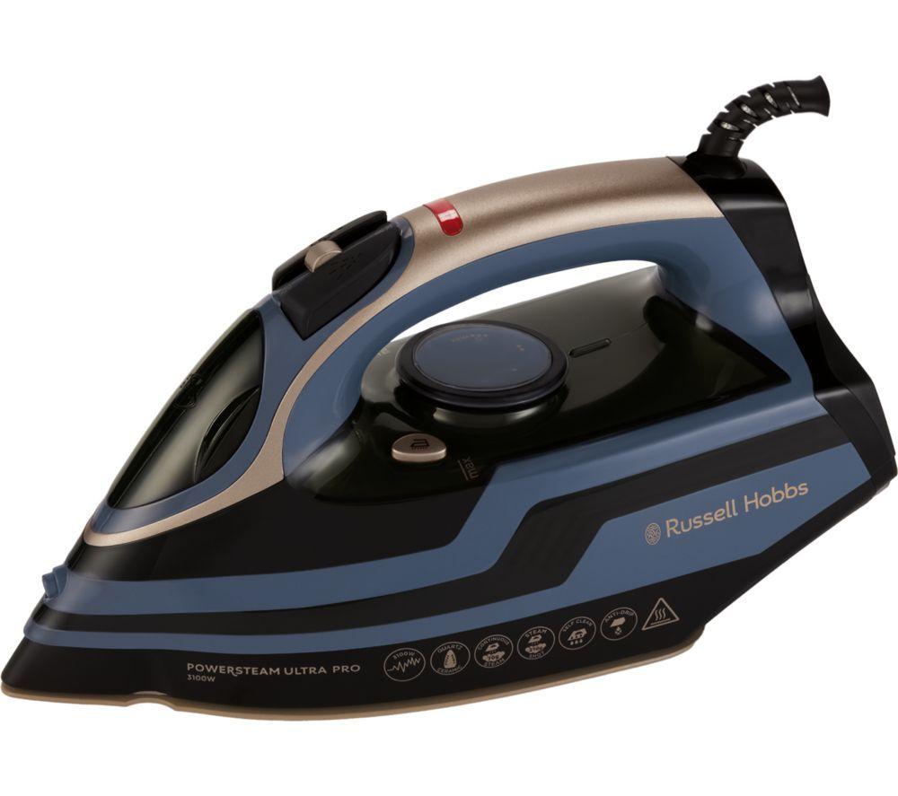 RUSSELL HOBBS Powersteam Ultra Pro Steam Iron - Midnight Blue