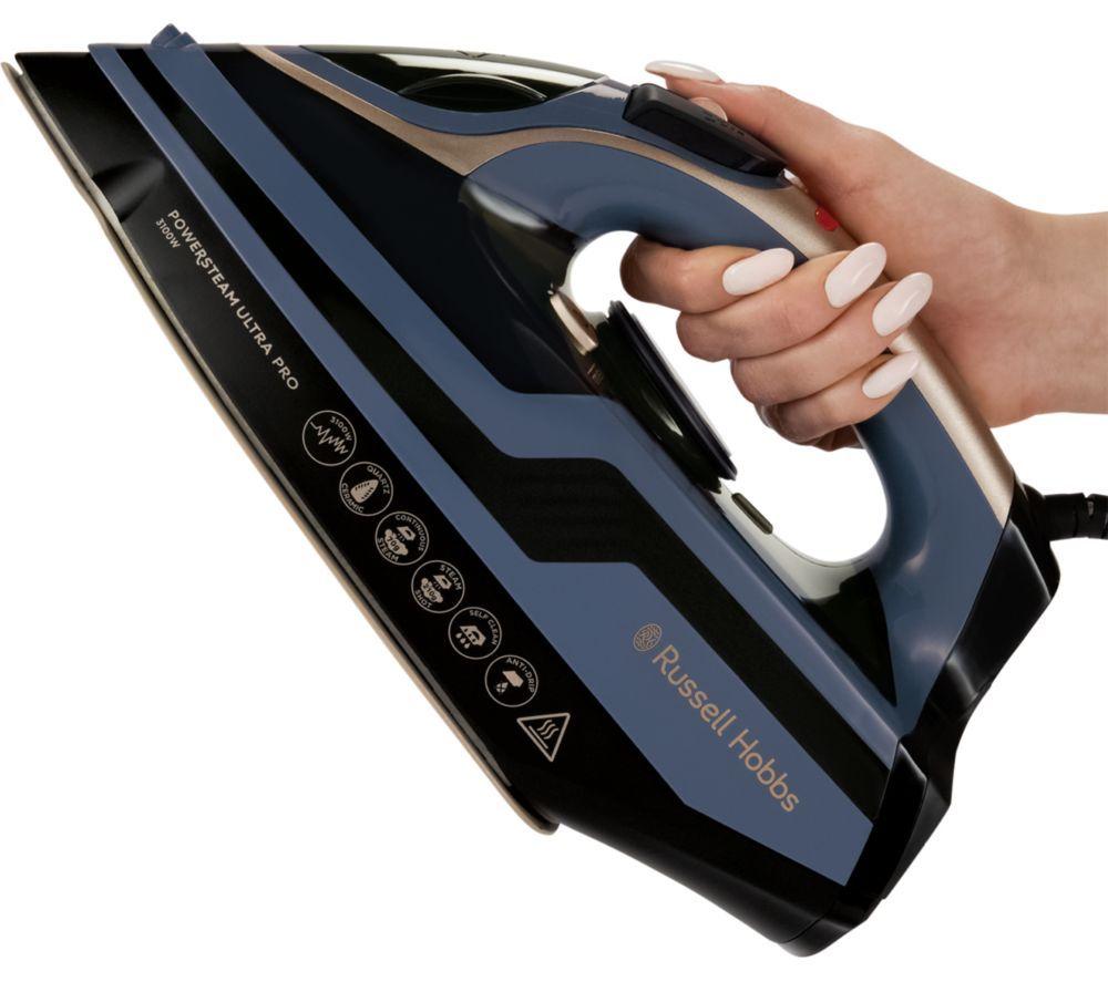 RUSSELL HOBBS Powersteam Ultra Pro Steam Iron - Midnight Blue image number 6 of 10