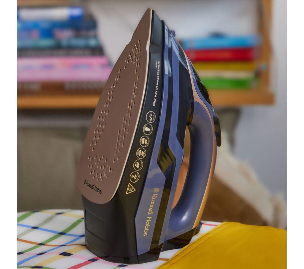 RUSSELL HOBBS Powersteam Ultra Pro Steam Iron - Midnight Blue image number 8 of 10