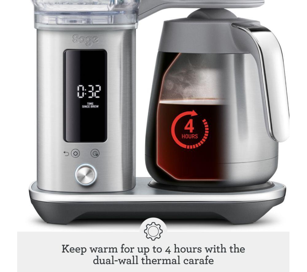 SAGE The Luxe Brewer SDC465 Filter Coffee Machine &ndash; Silver image number 2 of 7