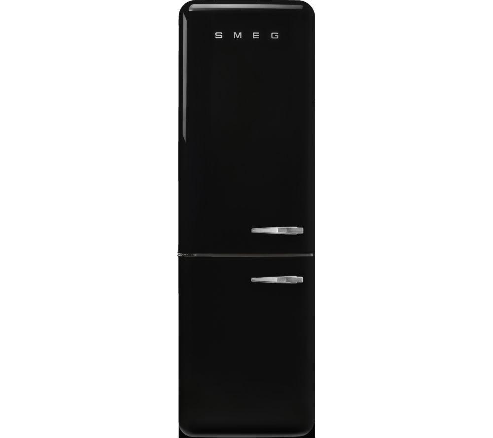 SMEG FAB32LBL6UK 70/30 Fridge Freezer – Black, Black