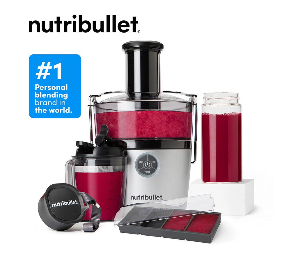 NUTRIBULLET 1000 W Juicer Pro - Black & Silver image number 2 of 15